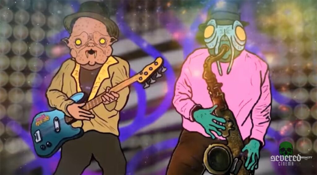 Screenshot from the short film Space Goblins (2020)