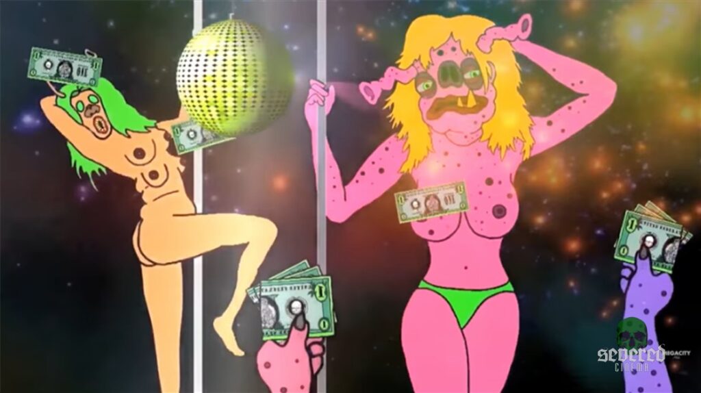 Screenshot from the short film Space Goblins (2020)