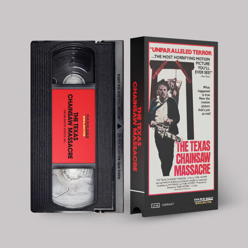 The Texas Chain Saw Massacre Box Set VHS from Dark Sky Films