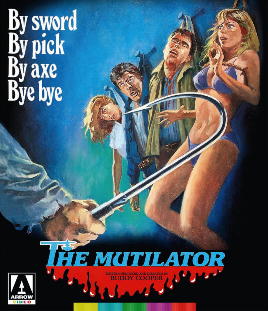 The Mutilator blu-ray cover art from Arrow Films