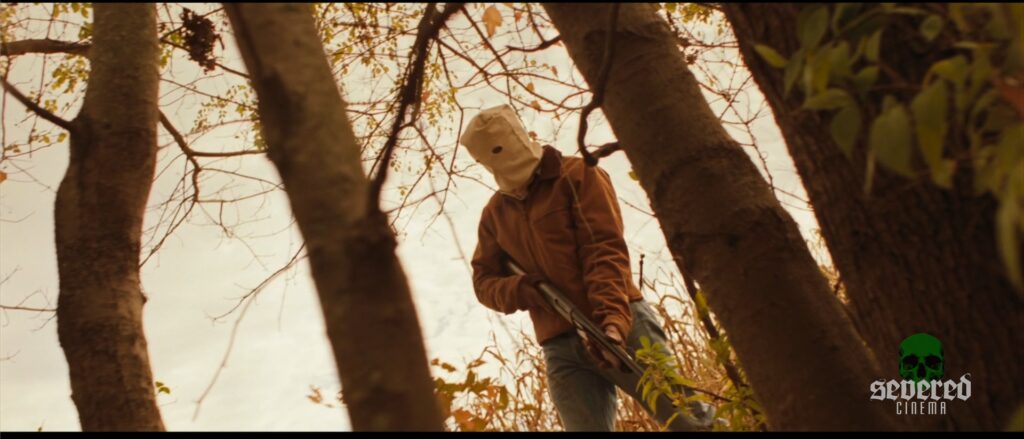 Screenshot from the movie The Rows shot on 33mm film