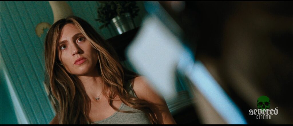 Screenshot from the movie The Rows shot on 33mm film