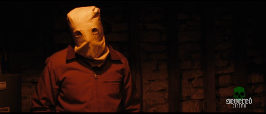 Screenshot from the movie The Rows shot on 33mm film