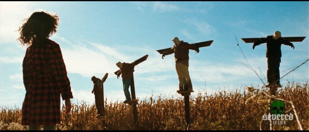 Screenshot from the movie The Rows shot on 33mm film