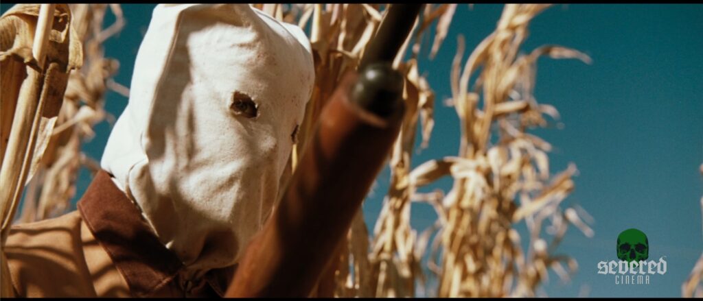 Screenshot from the movie The Rows shot on 33mm film