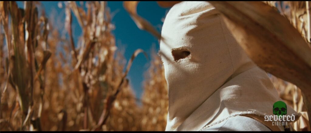 Screenshot from the movie The Rows shot on 33mm film