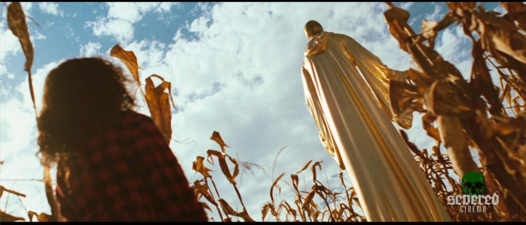 Screenshot from the movie The Rows shot on 33mm film