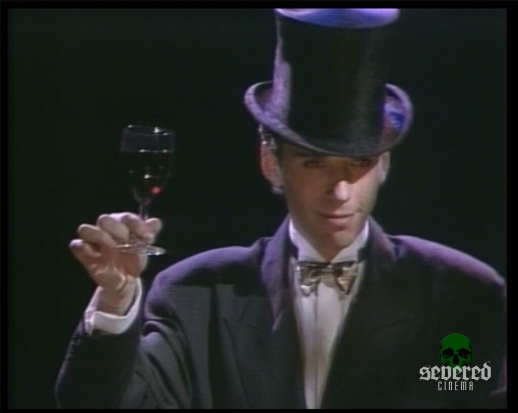 Screenshot from The Secret Cabaret TV magic show