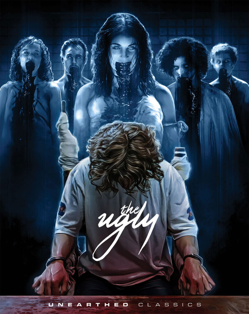 Blu-ray cover artwork for The Ugly from Unearthed Films
