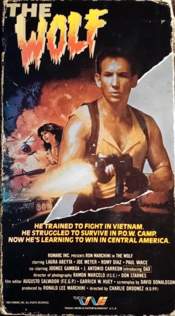 Cover art for the Trans World Entertainment VHS for the movie The Wolf (1978) 