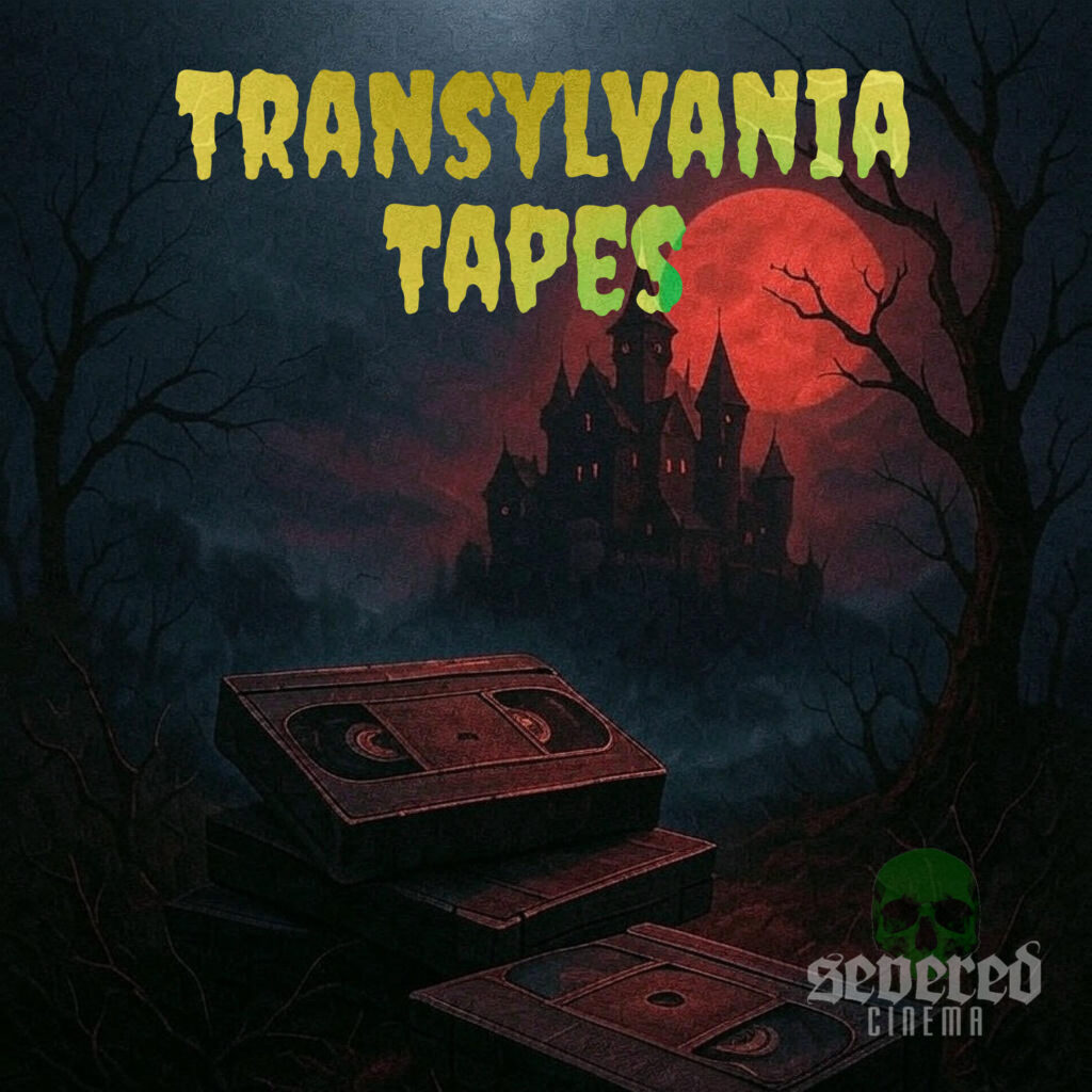 Promo artwork for the movie Transylvania Tapes created by Severed Cinema