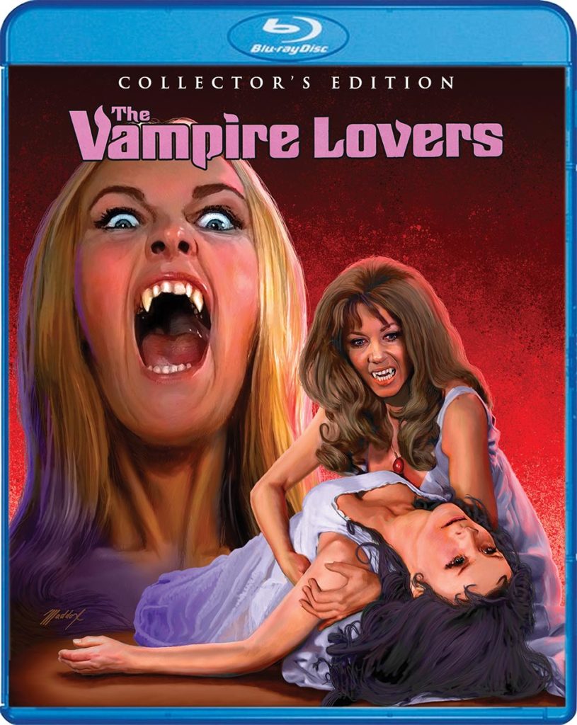 The Vampire Lovers Blu-ray cover artwork from Shout! Factory